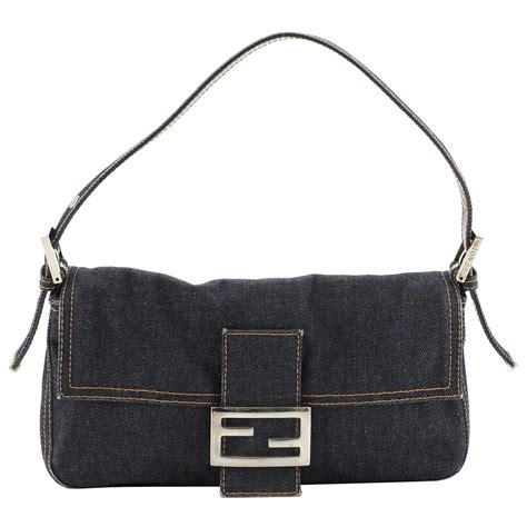 baguette fendi dimensioni|fendi denim baguette.